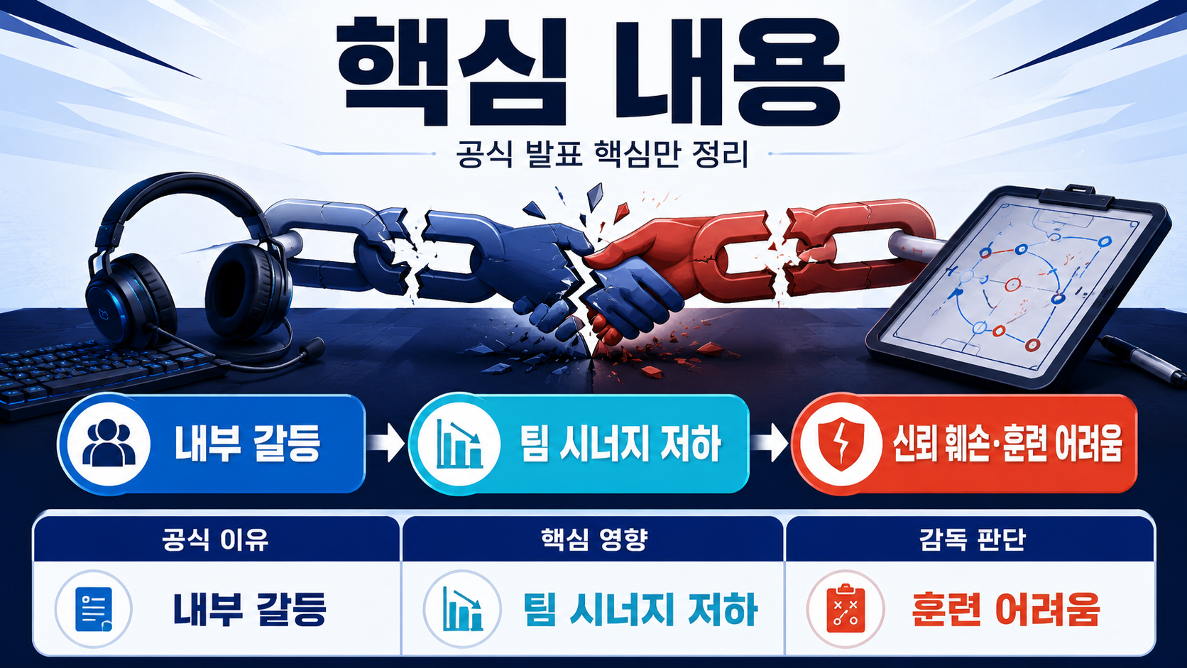 KT 에이밍 1군 제외 이유, 공식 발표와 펜리르 주전 여부 - 핵심 내용 핵심 내용을 정리한 정보형 이미지