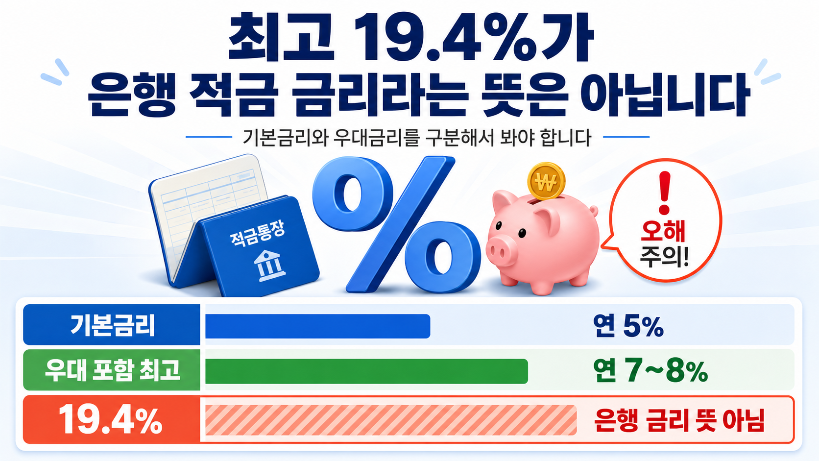 청년미래적금 통과해도 자동 가입 아닙니다, 8월 7일까지 직접 개설 - 최고 19.4%가 은행 적금 금리라는 뜻은 아닙니다 핵심 내용을 정리한 정보형 이미지