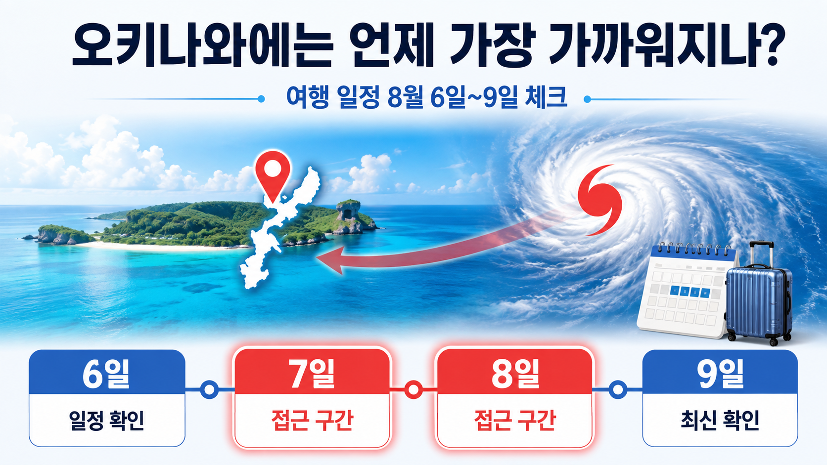 태풍 돌핀 경로 8월 4일 기준, 7~8일 오키나와 접근·한국 영향은? - 오키나와에는 언제 가장 가까워지나? 핵심 내용을 정리한 정보형 이미지