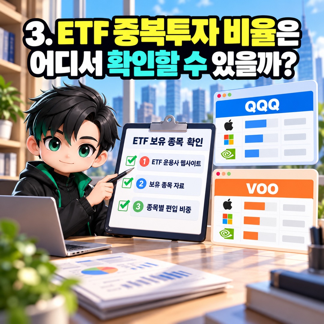 Bought Both QQQ and VOO ETFs—Is That Really Diversification? How to Calculate Overlapping U.S. Big Tech Holdings - 3. Where Can You Check ETF Holdings Overlap? Informational image