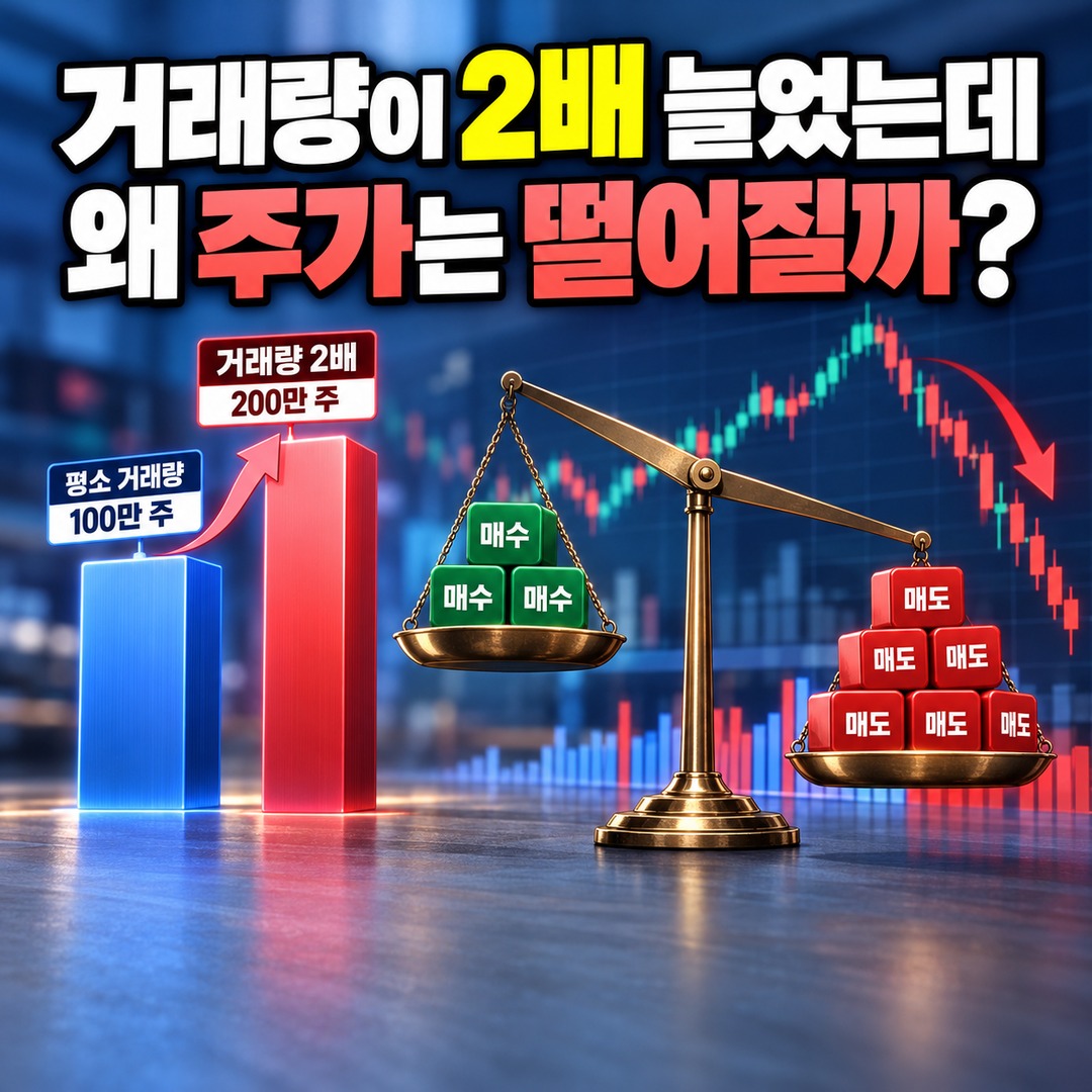 Informational thumbnail explaining why a stock can fall after trading volume doubles and the price breaks its previous high, highlighting the importance of the closing price