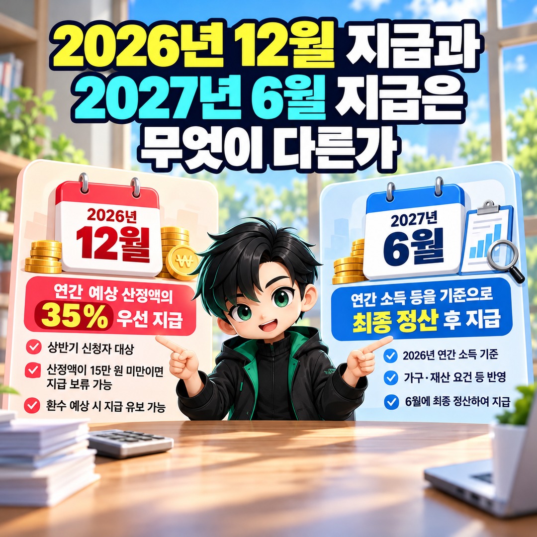 Informational thumbnail highlighting the key differences between missing the September 2026 Earned Income Tax Credit application, reapplying in March 2027, and receiving payment in