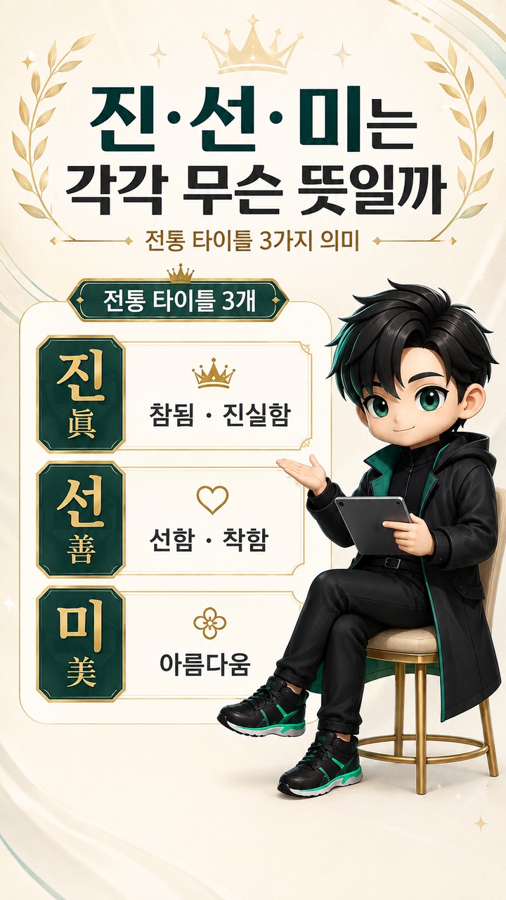 미스코리아 진·선·미·예·재 뜻은? 예·재는 4·5등일까 - 진·선·미는 각각 무슨 뜻일까 핵심 내용을 정리한 정보형 이미지