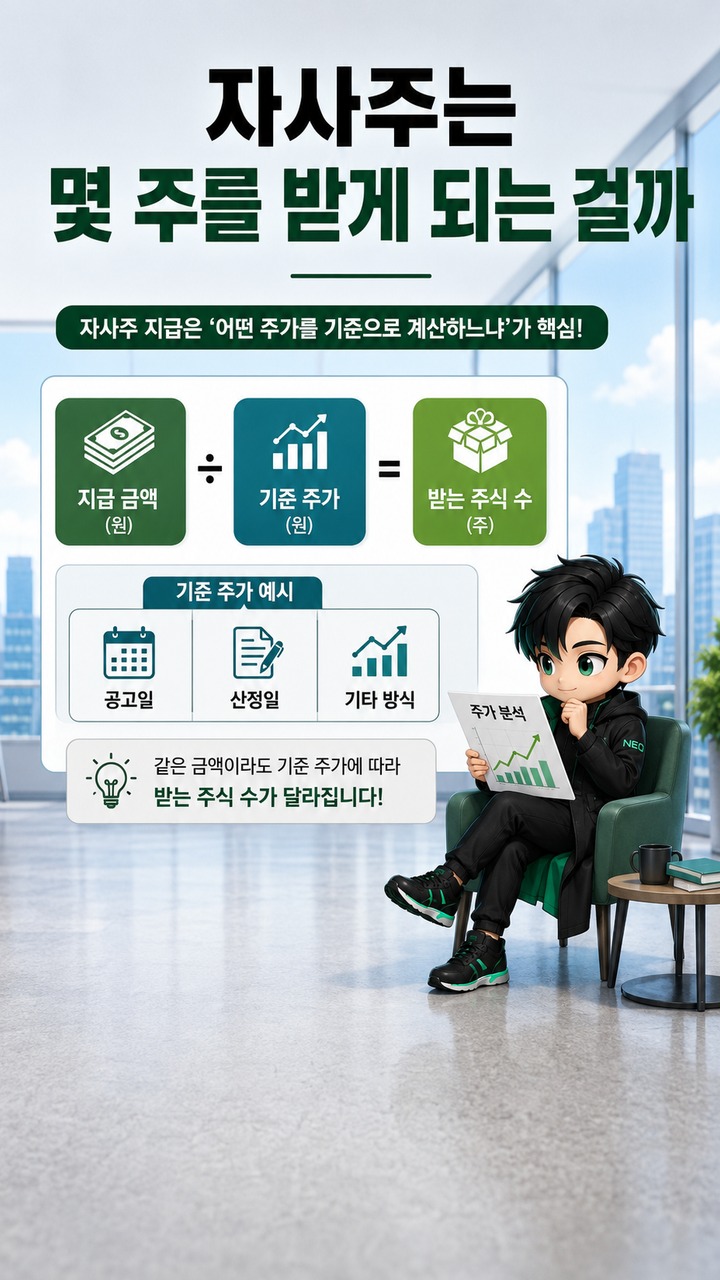 SK하이닉스 PS 자사주 60%면 어떻게 받나? 현금·즉시매도·이연 구조 계산 - 자사주는 몇 주를 받게 되는 걸까 핵심 내용을 정리한 정보형 이미지