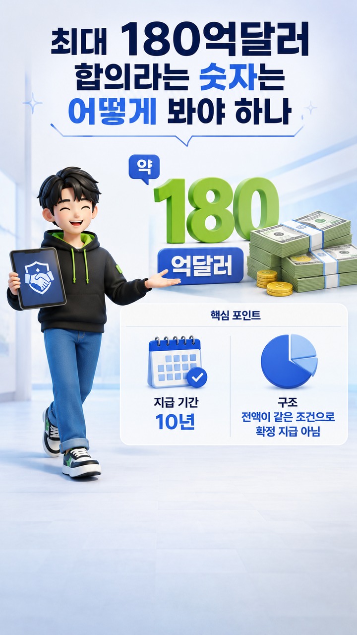 메타 최대 180억달러 합의 뒤 인스타 청소년 계정, 하루 2시간·심야 차단은 어디까지 적용되나 - 최대 180억달러 합의라는 숫자는 어떻게 봐야 하나 핵심 내용을 정리한 정보형 이미지