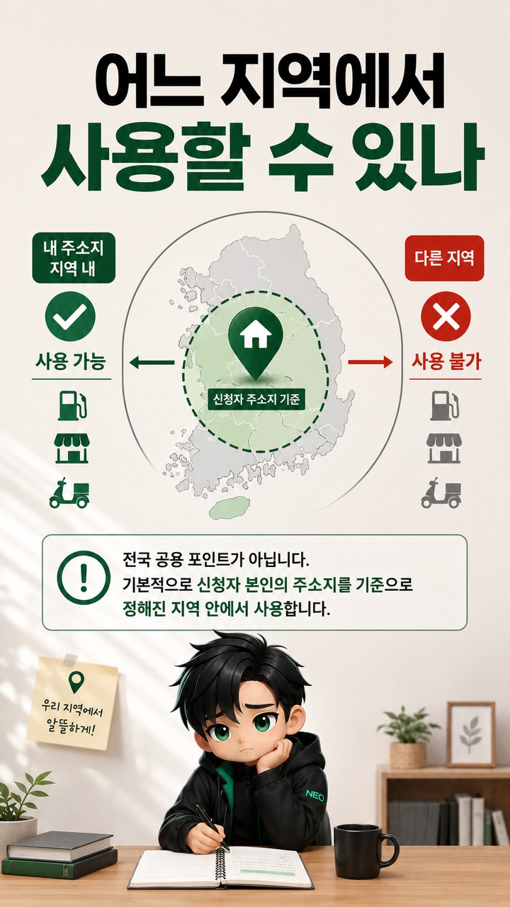 고유가 피해지원금 8월 31일 끝, 남은 잔액·주유소·배달앱 사용 기준 - 어느 지역에서 사용할 수 있나 핵심 내용을 정리한 정보형 이미지