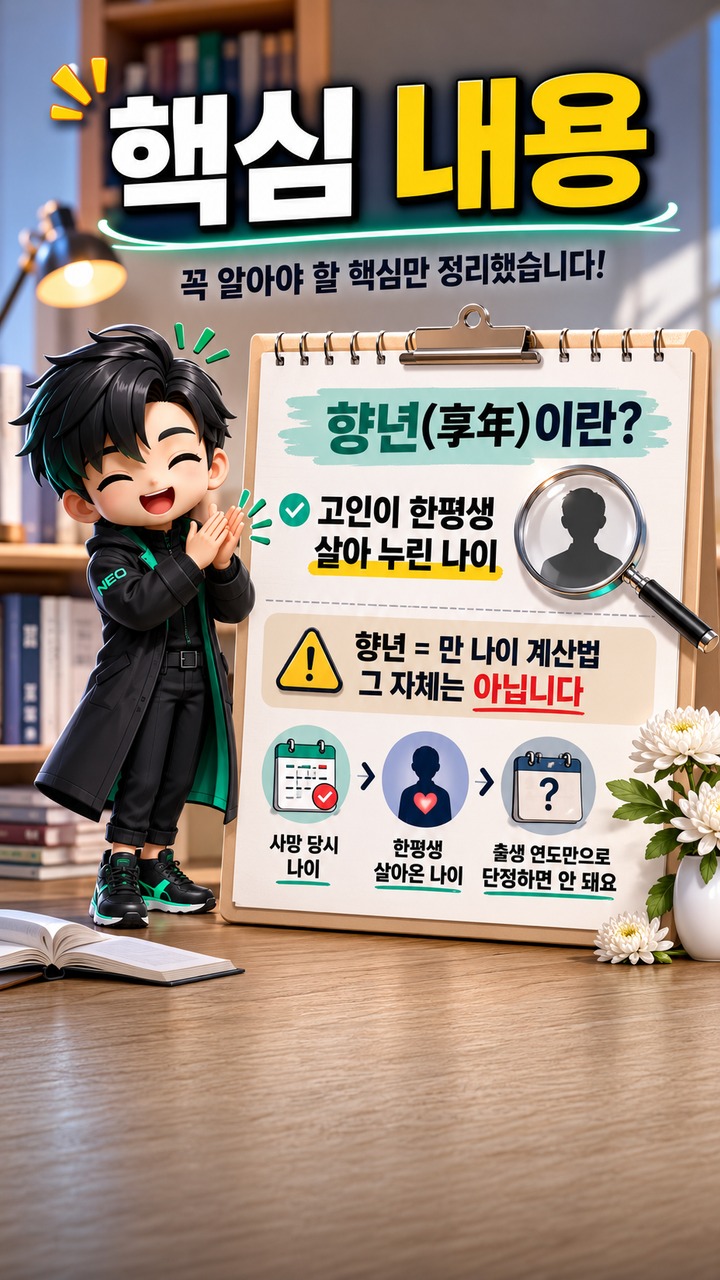 향년 88세 뜻은 만 나이일까? 1938년생이 2026년에 88세로 표기되는 이유 - 핵심 내용 핵심 내용을 정리한 정보형 이미지