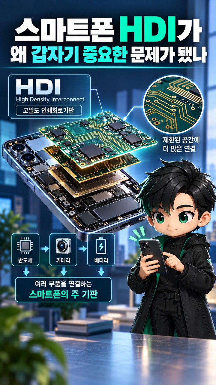 삼성전자 스마트폰 HDI 조달 부담, 부품값 상승 속 주기판 확보가 변수로 떠올랐다 - 스마트폰 HDI가 왜 갑자기 중요한 문제가 됐나 핵심 내용을 정리한 정보형 이미지