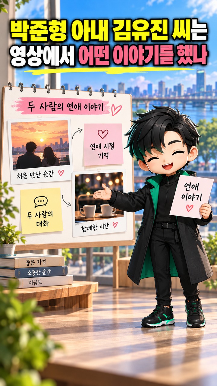 박준형 아내 공개, 와썹맨 직접 등장과 7월 가족사진의 차이 - 박준형 아내 김유진 씨는 영상에서 어떤 이야기를 했나 핵심 내용을 정리한 정보형 이미지
