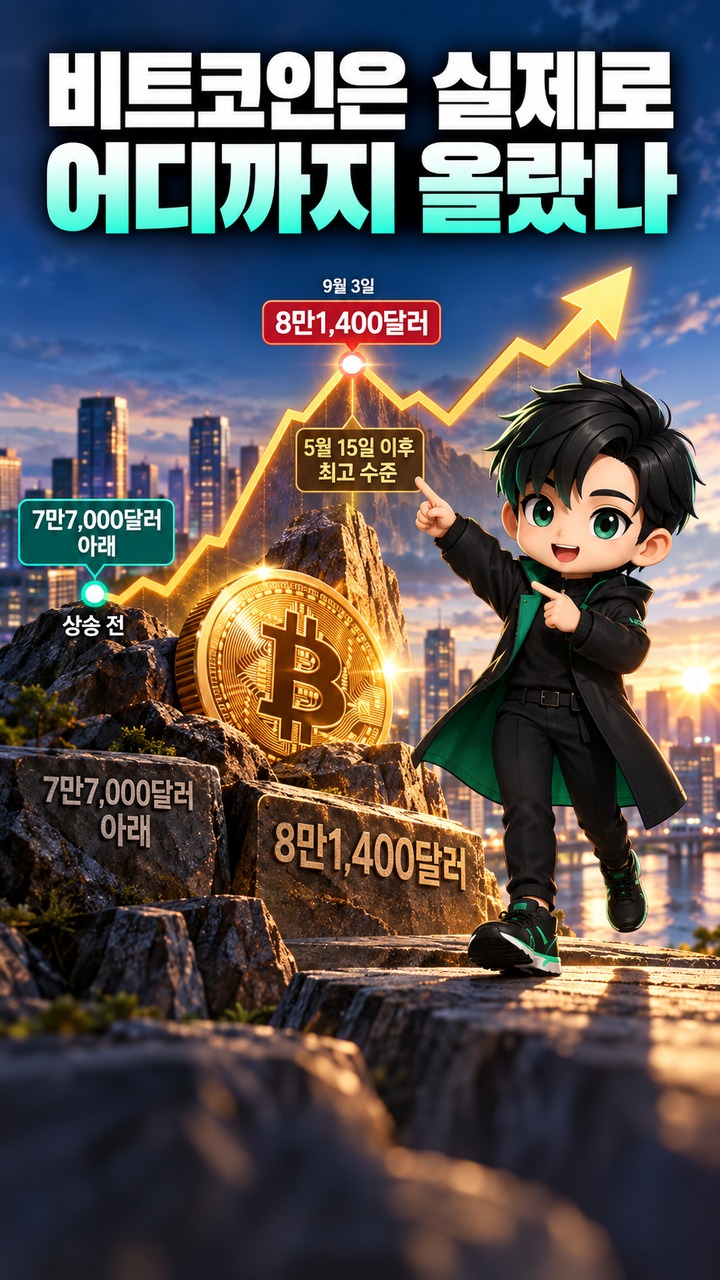 비트코인 8만1000달러 돌파 뒤 7만9000달러대, 금리 인상 우려는 다시 커졌다 - 비트코인은 실제로 어디까지 올랐나 핵심 내용을 정리한 정보형 이미지
