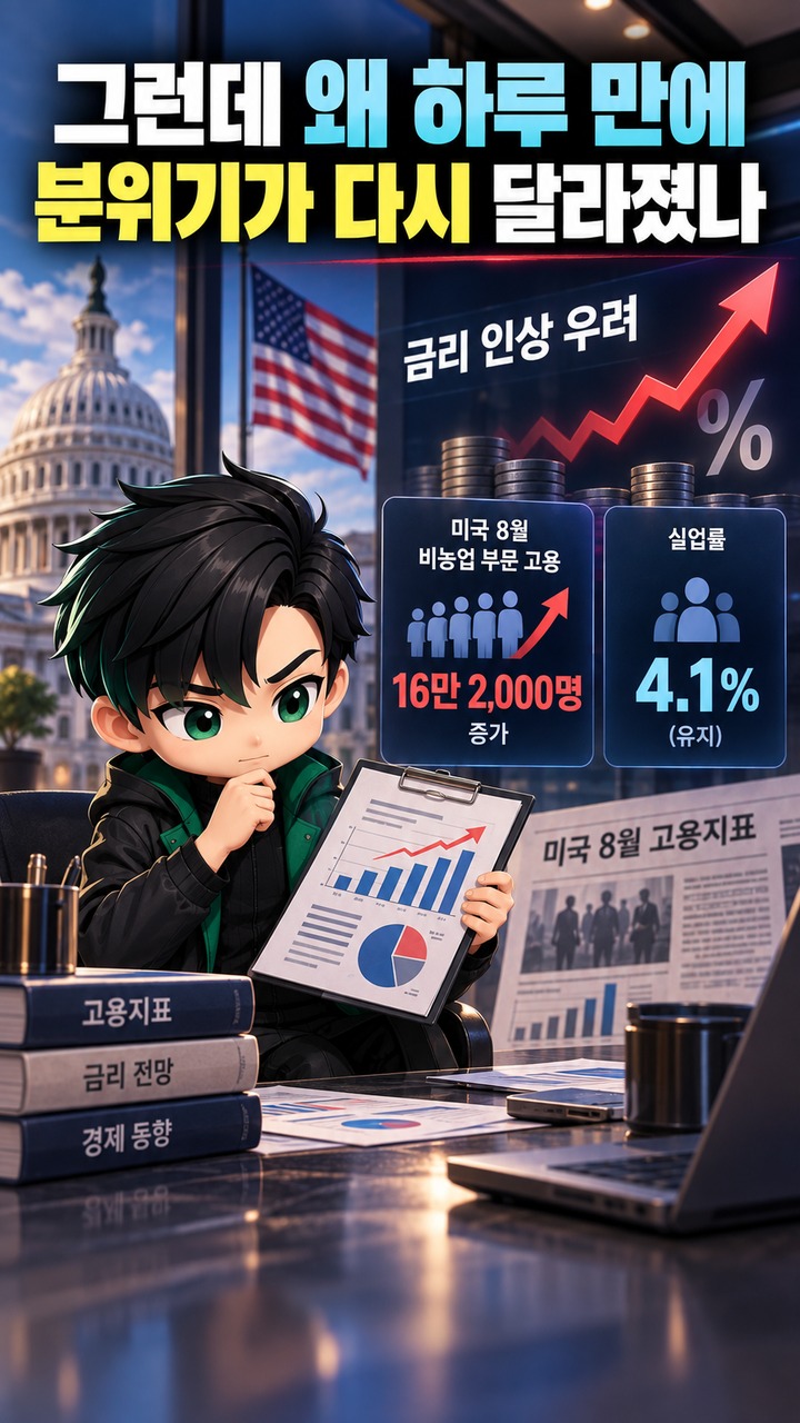 비트코인 8만1000달러 돌파 뒤 7만9000달러대, 금리 인상 우려는 다시 커졌다 - 그런데 왜 하루 만에 분위기가 다시 달라졌나 핵심 내용을 정리한 정보형 이미지