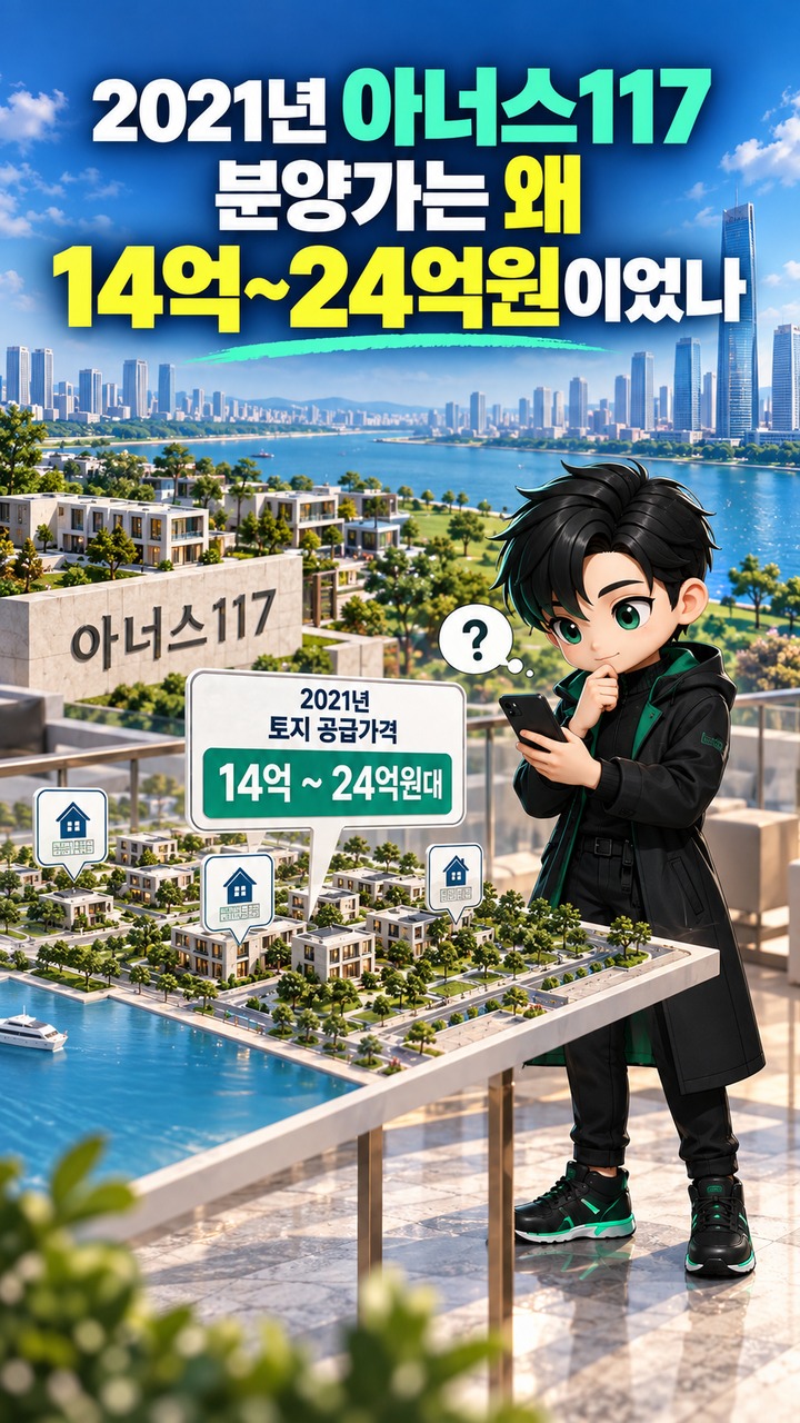 정준호 송도 세컨하우스 100억 맞나? 아너스117 분양가·호가·실거래가가 다른 이유 - 2021년 아너스117 분양가는 왜 14억~24억원이었나 핵심 내용을 정리한 정보형 이미지