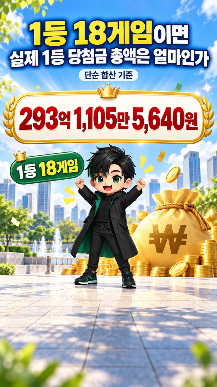 1241회 로또 당첨 번호 7·13·16·23·24·43, 1등 18게임 중 자동 13게임 - 1등 18게임이면 실제 1등 당첨금 총액은 얼마인가 핵심 내용을 정리한 정보형 이미지