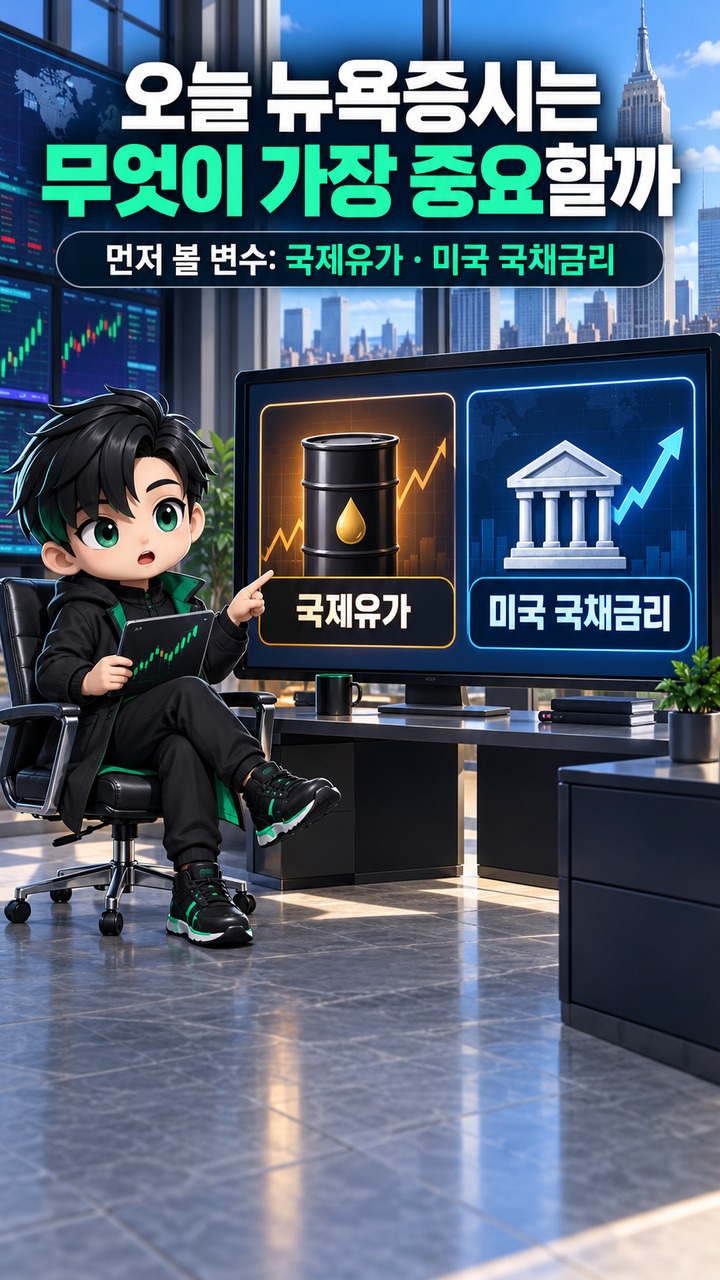 9월 18일 뉴욕증시 전망, 유가 하락이 받치지만 트리플위칭 변동성은 확인해야 - 오늘 뉴욕증시는 무엇이 가장 중요할까 핵심 내용을 정리한 정보형 이미지