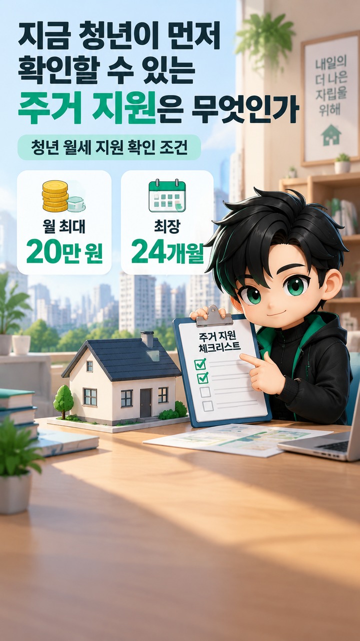 청년정책 전담 조직 검토 이후 달라질까, 현재 받을 수 있는 청년 지원 제도와 확인할 조건 - 지금 청년이 먼저 확인할 수 있는 주거 지원은 무엇인가 핵심 내용을 정리한 정보형 이미지