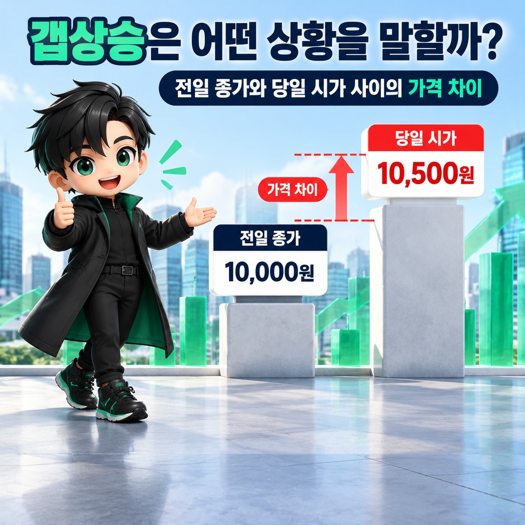 갭상승이란? 주식 시가가 오른 출발의 의미와 갭 메우기 확인 방법