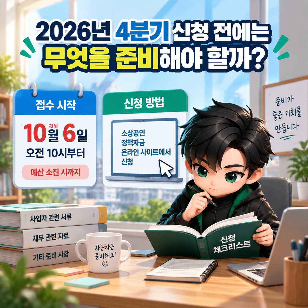 소상공인 정책자금 확인서 받으면 대출 확정일까? 일반경영안정자금은 은행 심사가 남습니다 - 2026년 4분기 신청 전에는 무엇을 준비해야 할까? 핵심 내용을 정리한 정보형 이미지