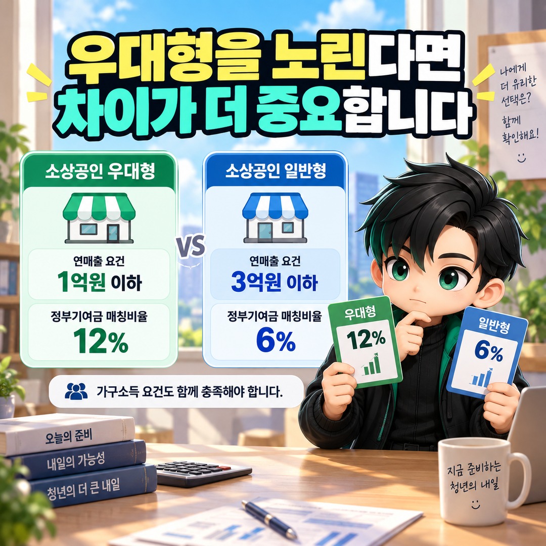 청년미래적금 소상공인확인서 늦게 나오면 탈락? 11월 5일까지가 중요한 이유 - 우대형을 노린다면 차이가 더 중요합니다 핵심 내용을 정리한 정보형 이미지