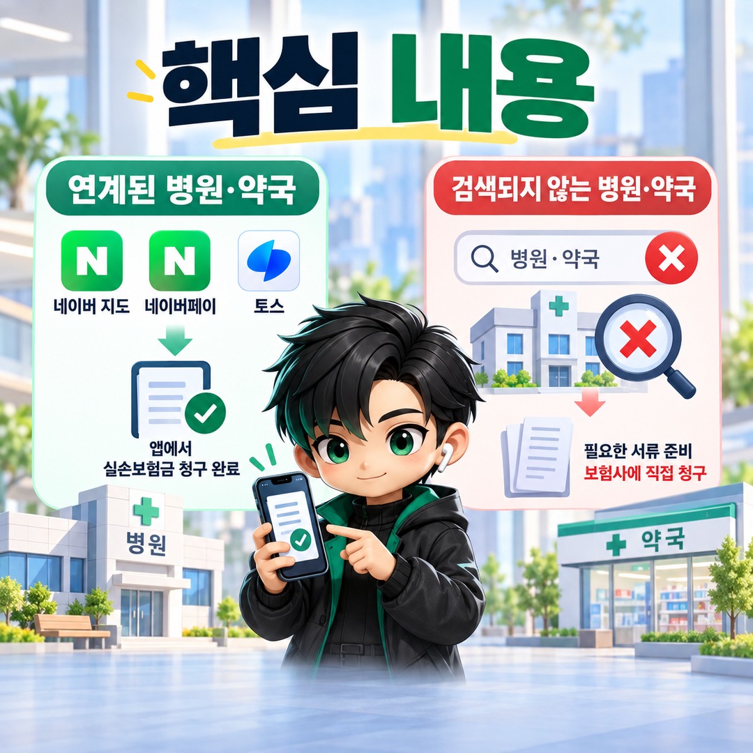2026 Silson24: How to Claim Insurance When Hospitals or Pharmacies Don't Appear in Search, and the Difference Between Naver, Toss, and Unconnected Providers - Informational image s