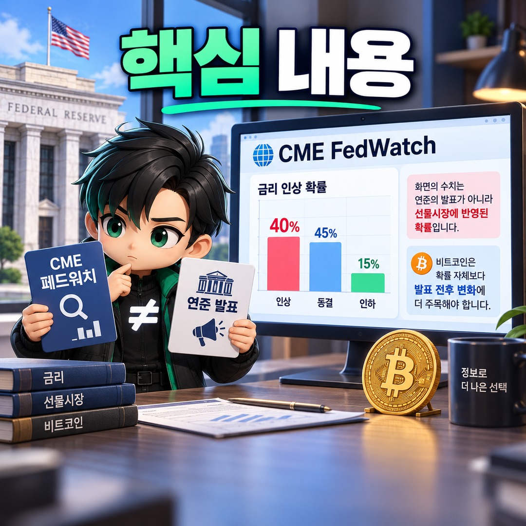 Where Can You Check the Probability of a US Interest Rate Hike? How to Use CME FedWatch and Understand Its Impact on Bitcoin - Informational image summarizing the key points