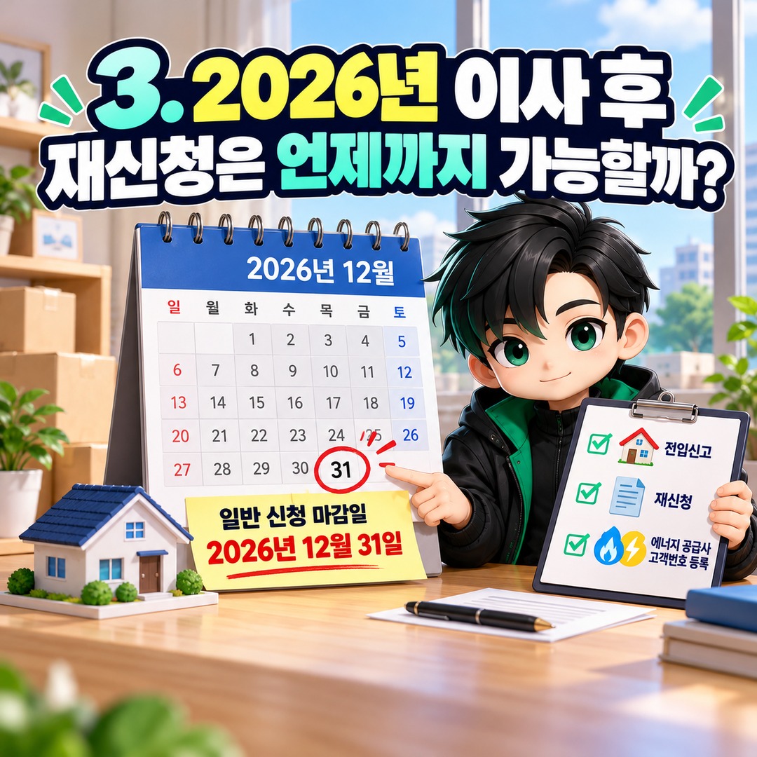 2026 Energy Voucher: Do You Need to Reapply After Moving? How to Keep Heating Bill Deductions After Registering Your New Address - 3. How Long Can You Reapply After Moving in 2026?