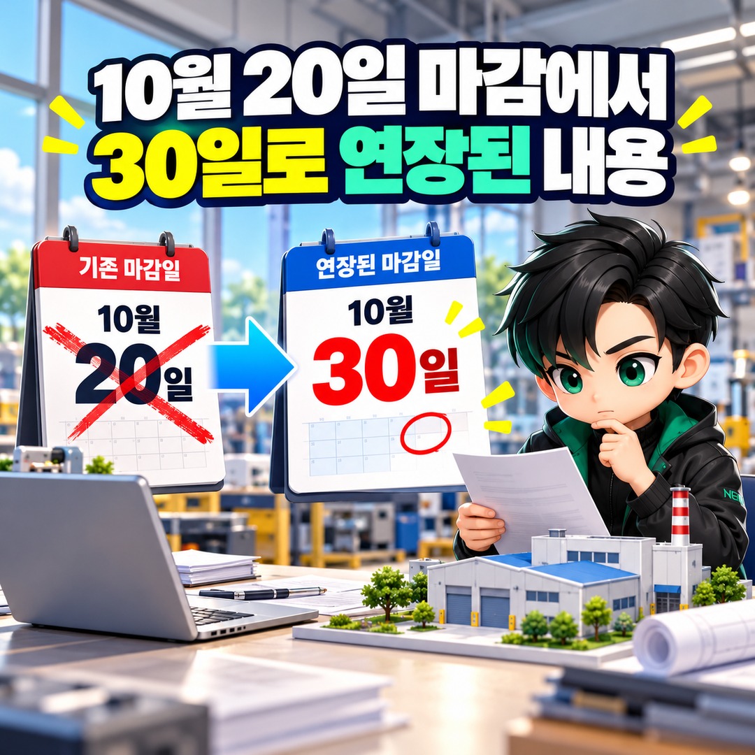 2026 Small Manufacturer Clean Manufacturing Environment Improvement Program 3rd Recruitment Round, eligibility for manufacturers with fewer than 10 employees, and extended October 