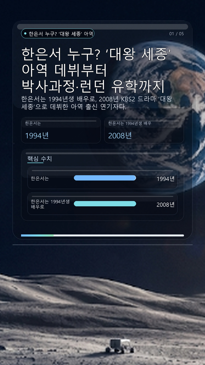 한은서 누구? ‘대왕 세종’ 아역 데뷔부터 박사과정·런던 유학까지
