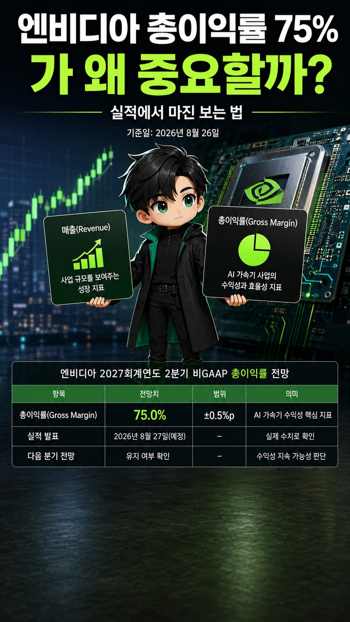 엔비디아 총이익률 75%가 왜 중요할까? 실적에서 마진 보는 법