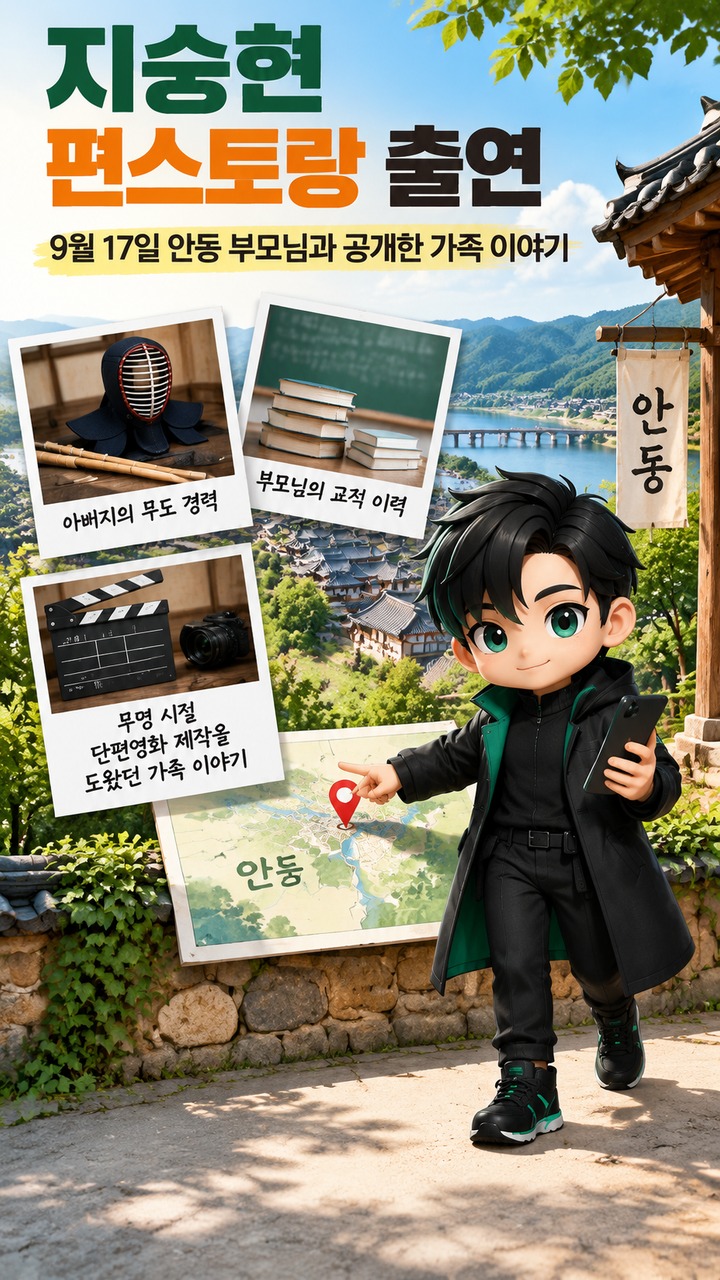 지승현 편스토랑 출연, 9월 17일 안동 부모님과 공개한 가족 이야기 지승현 편스토랑 출연, 9월 17일 안동 부모님과 공개한 가족 이야기