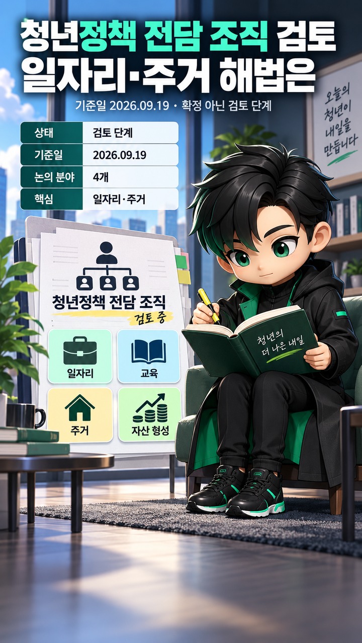 이재명 청년의 날 기념사, 청년정책 전담 조직 검토와 일자리·주거 문제 해법은