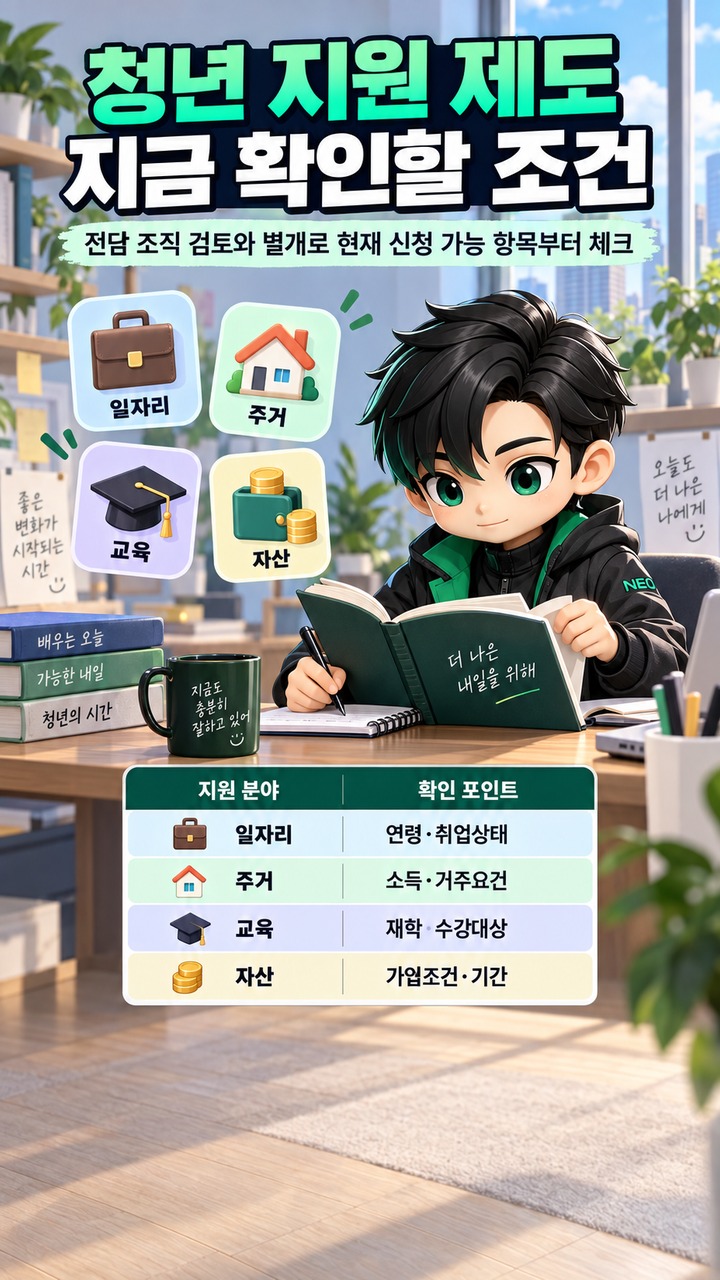 청년정책 전담 조직 검토 이후 달라질까, 현재 받을 수 있는 청년 지원 제도와 확인할 조건