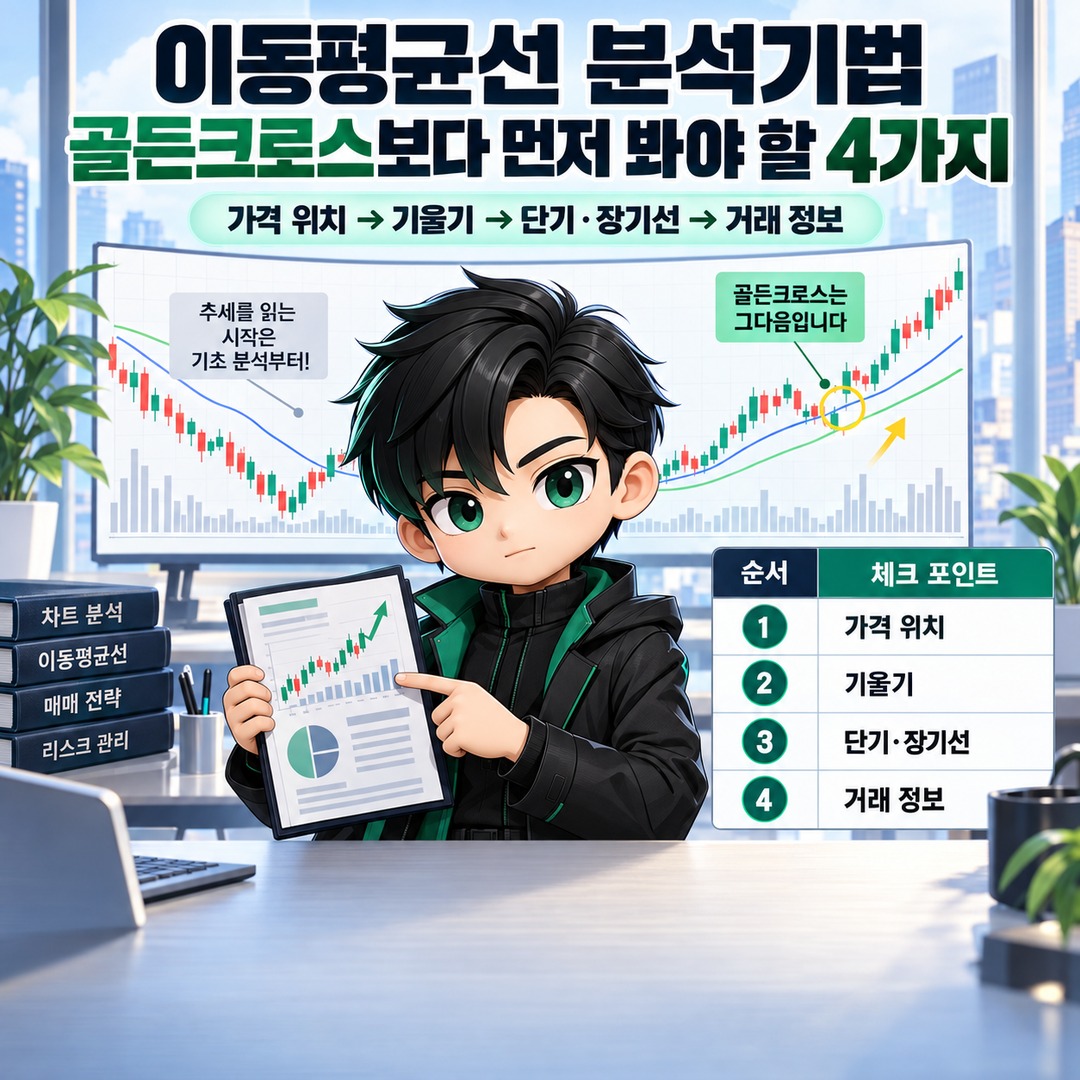 이동평균선 분석기법, 골든크로스보다 먼저 봐야 할 4가지 핵심 내용 정보형 썸네일