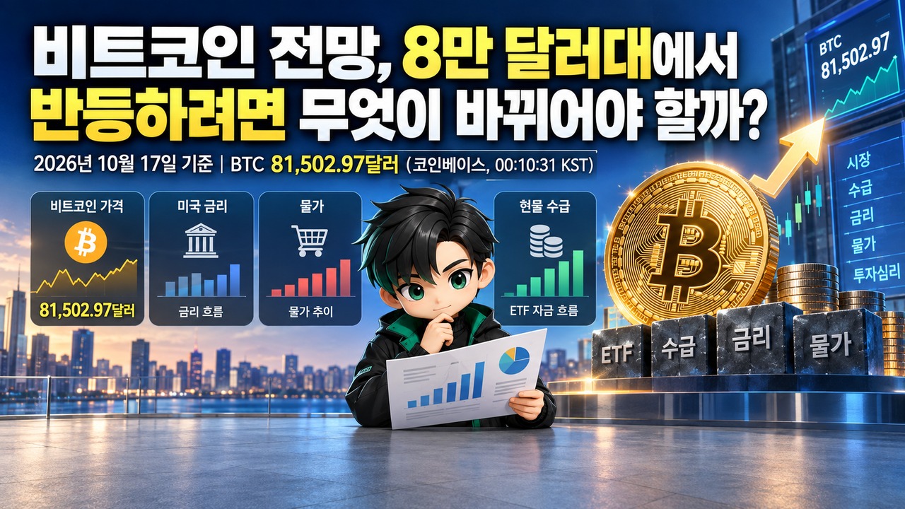 Bitcoin outlook: What needs to change for a rebound from the $80,000 range? Informational thumbnail highlighting the key points